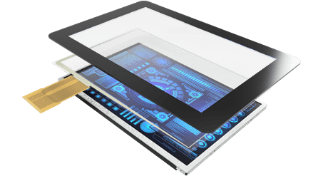 Touchscreen-Display